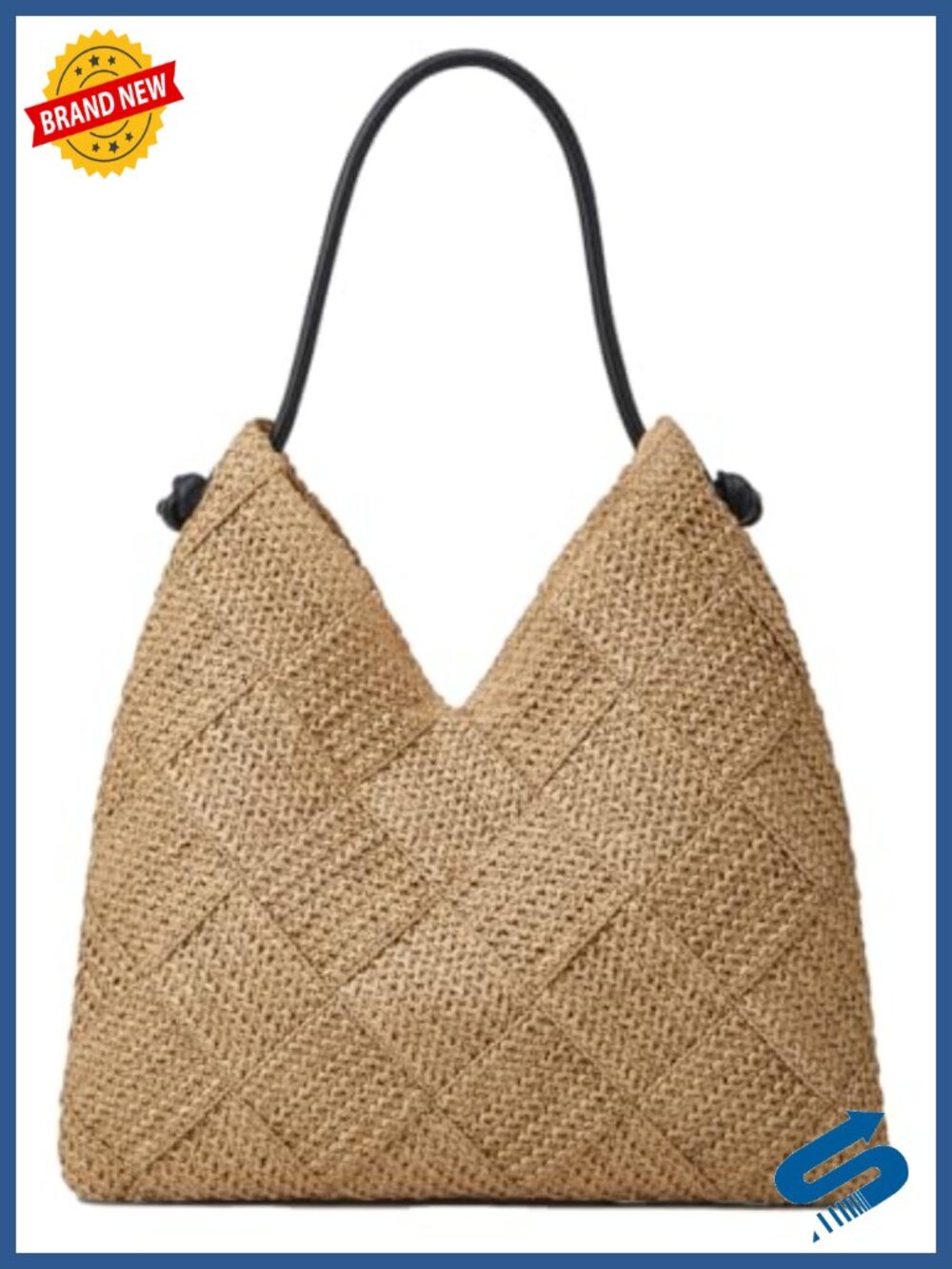 Straw Woven Hobo Beach Tote Shoulder Bag Large Capacity